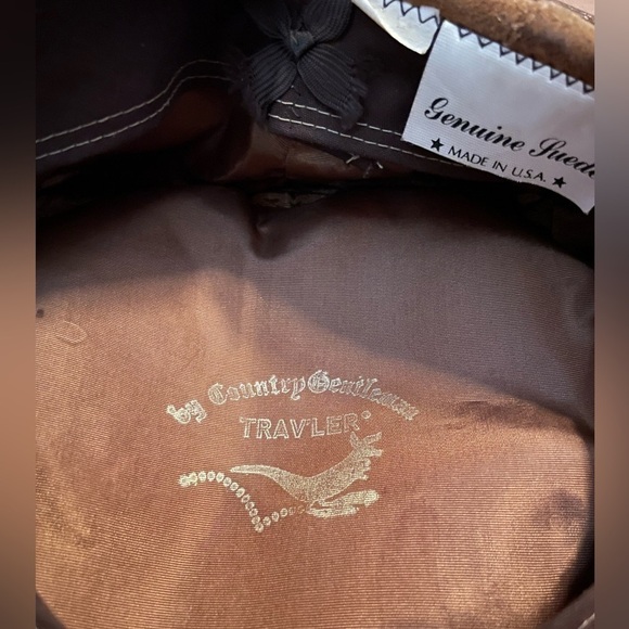 Country Gentleman Mens Newsboy Hat Brown 100% Suede 7​​​​​​​​​​​ - Picture 5 of 5